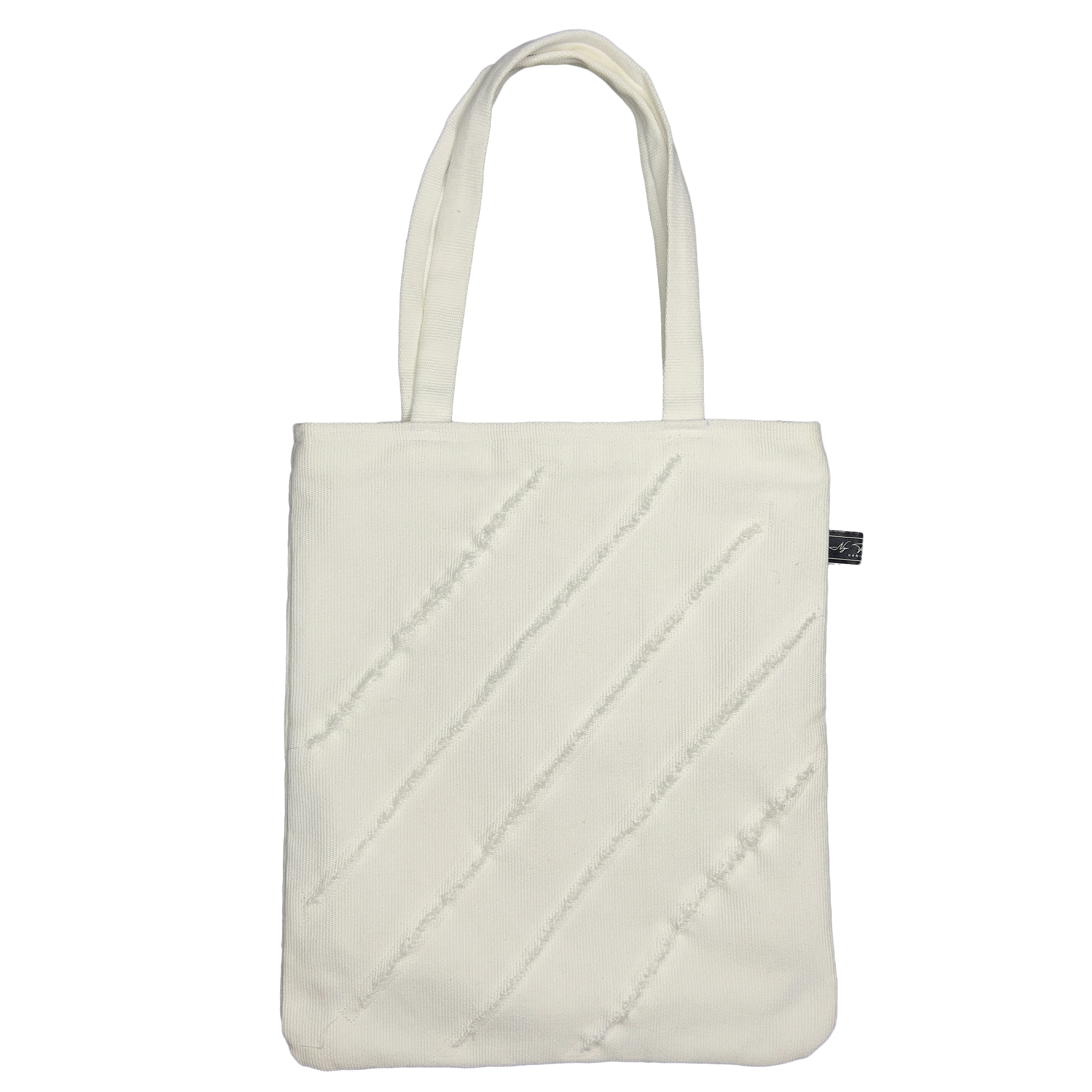 Another line torn tote bag